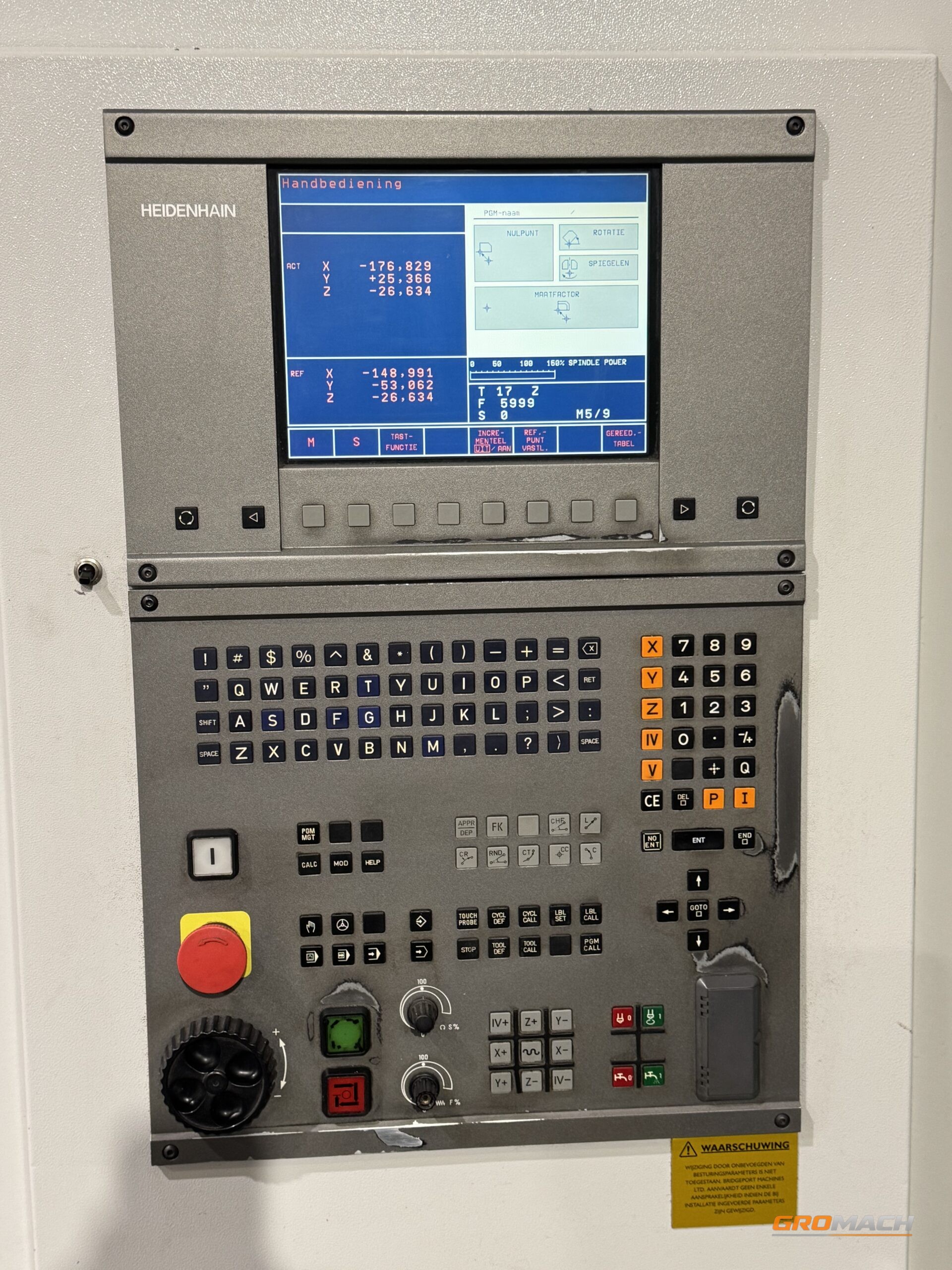 bridgeport vmc 600 22 cnc freesbank
