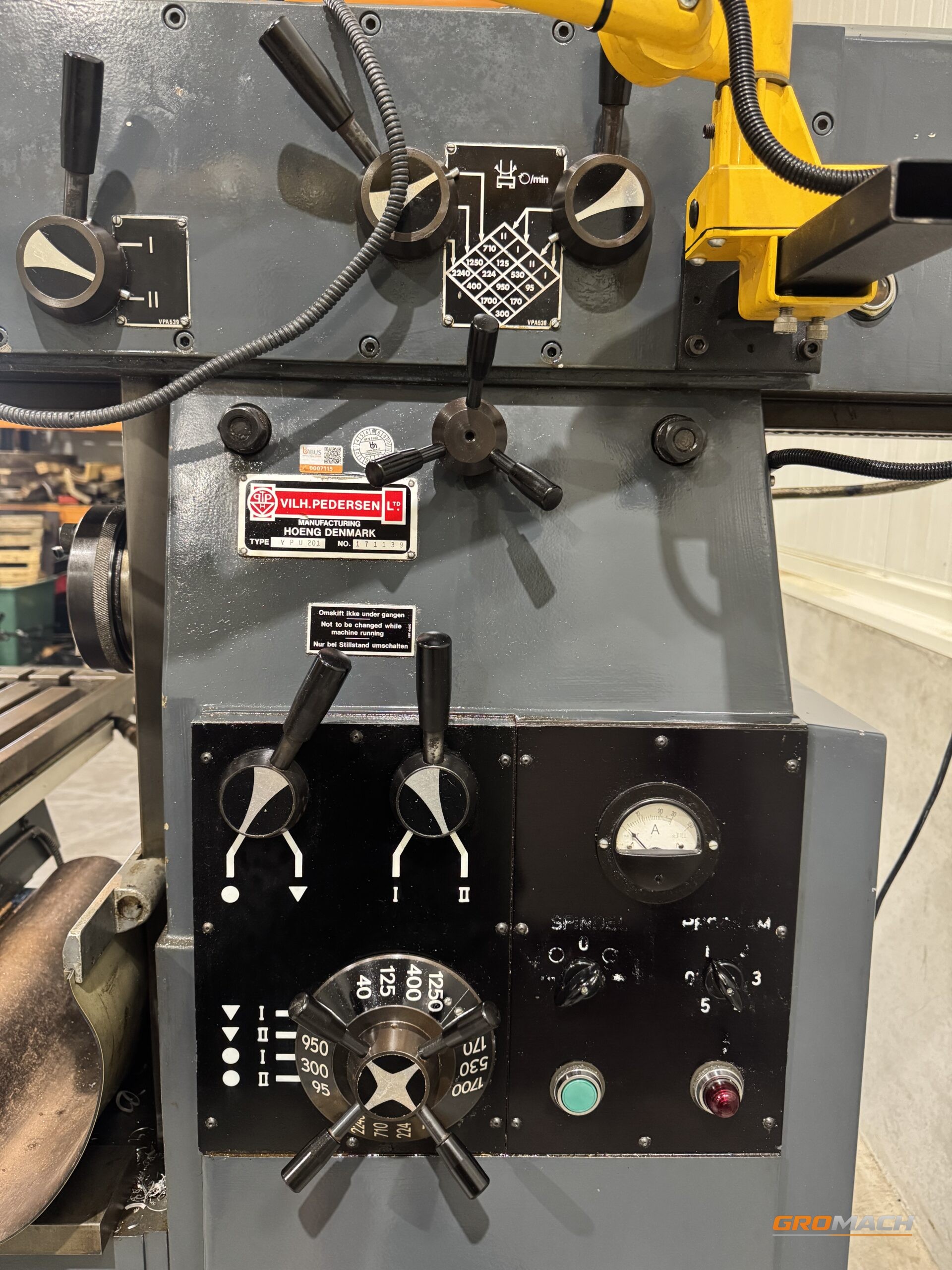 pedersen vpu 201 universele freesbank