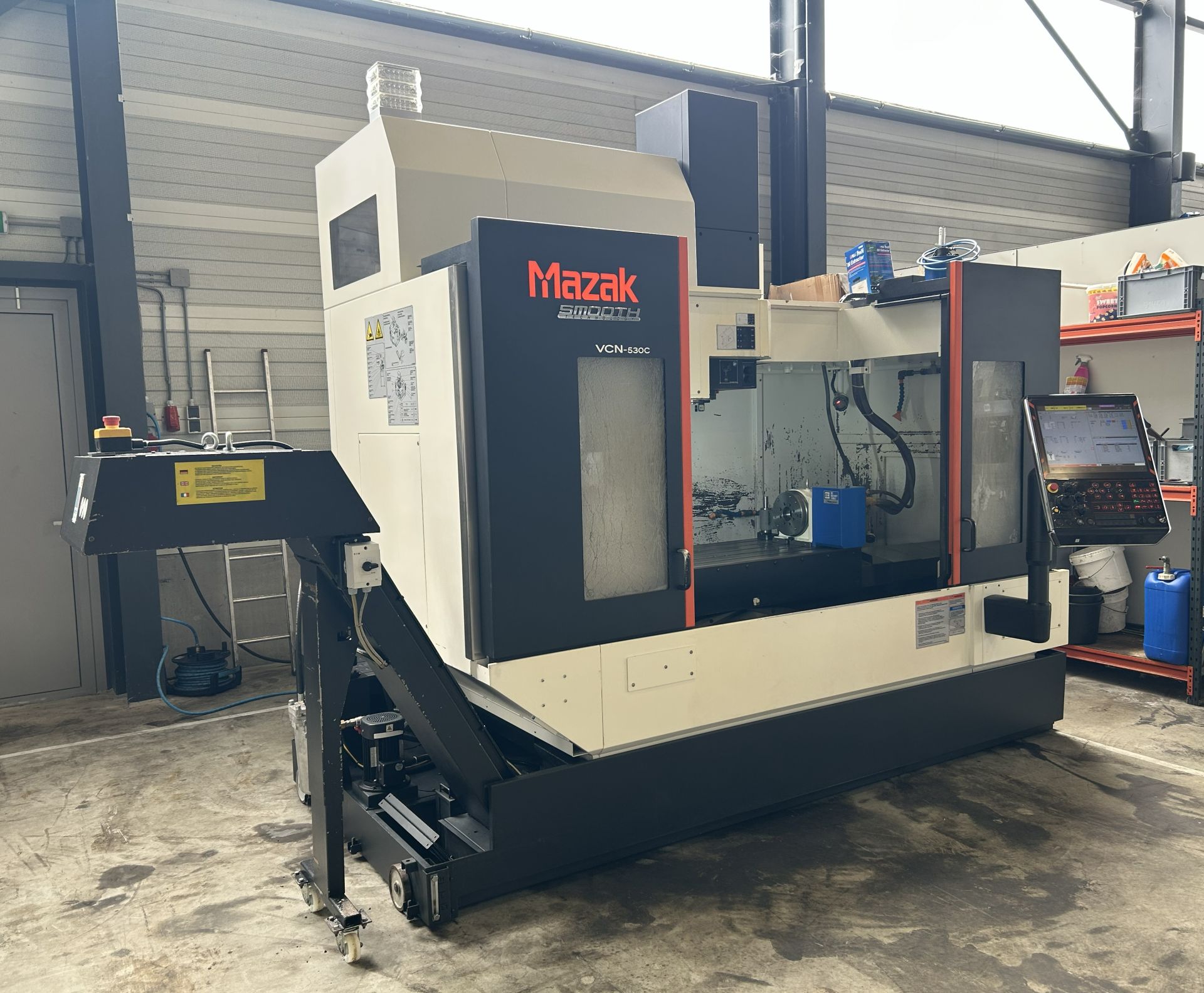 mazak vcn 530c + kitagawa mr 200