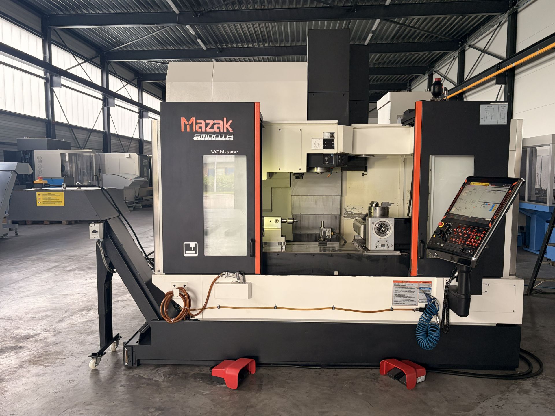 mazak vcn 530c + lehmann vierde/vijfde as