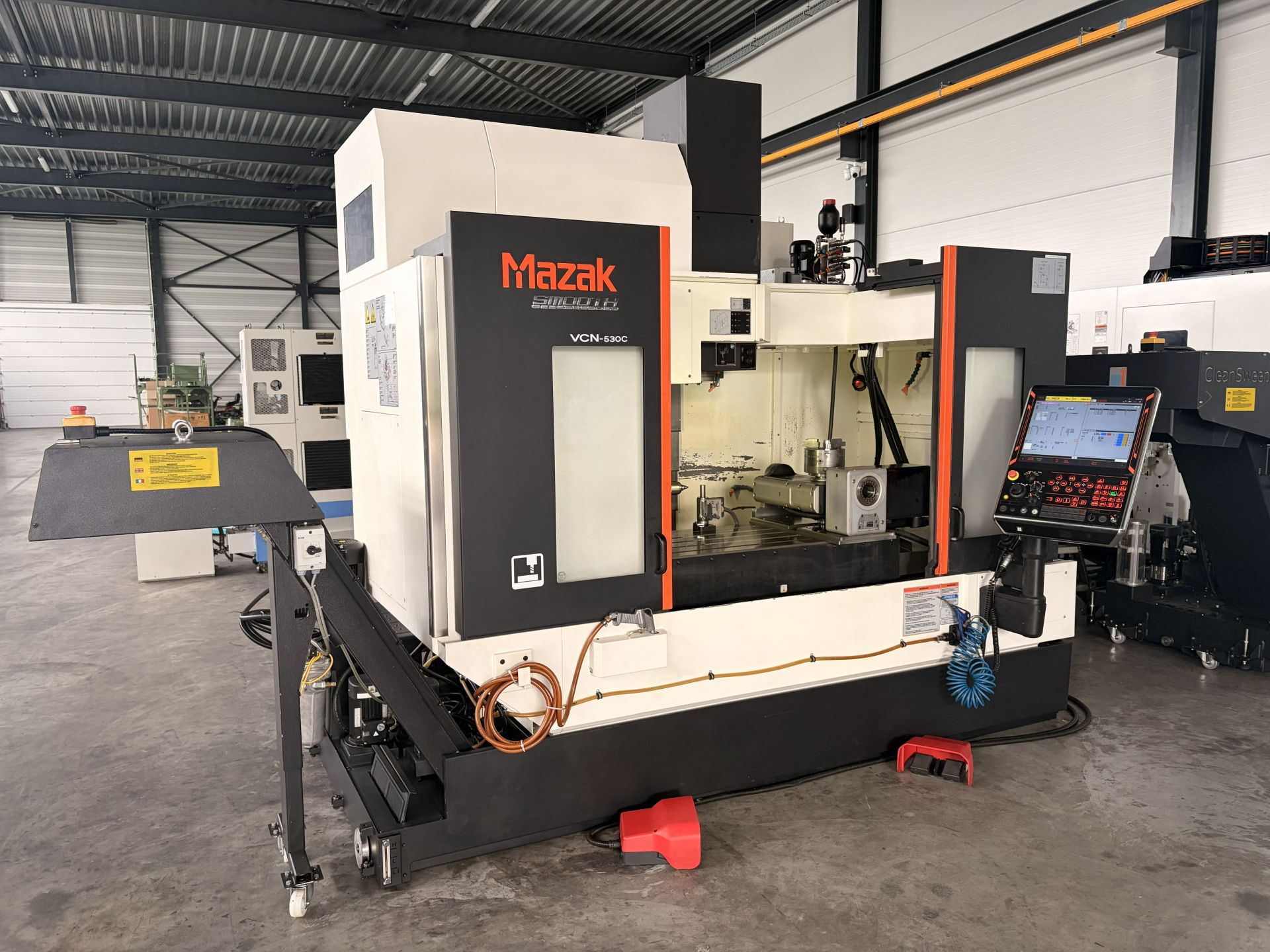 mazak vcn 530c + lehmann vierde/vijfde as