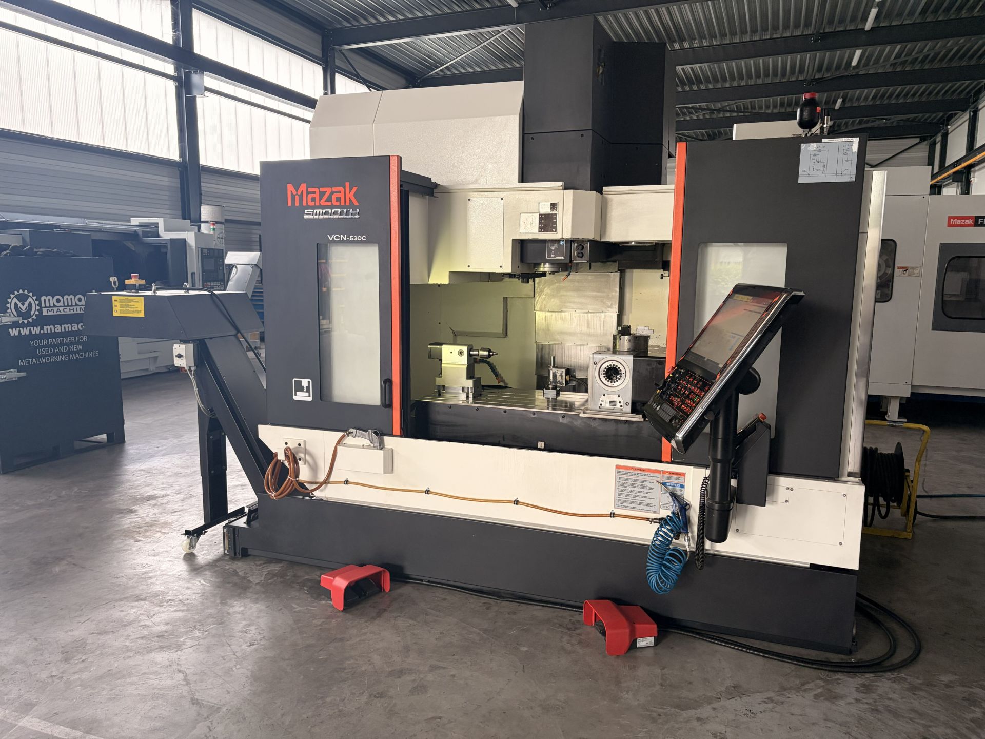 mazak vcn 530c + lehmann vierde/vijfde as