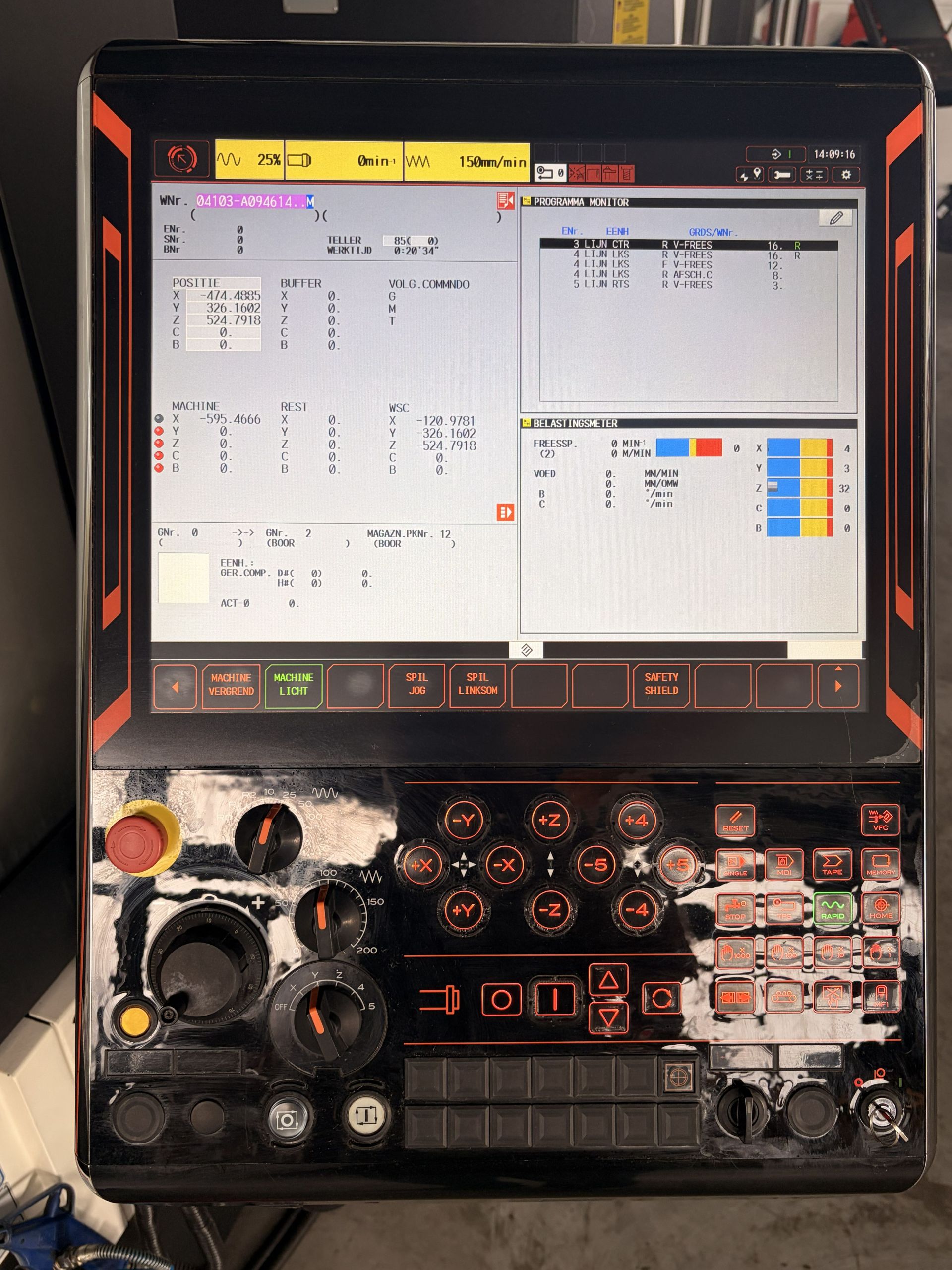 mazak vcn 530c + lehmann vierde/vijfde as