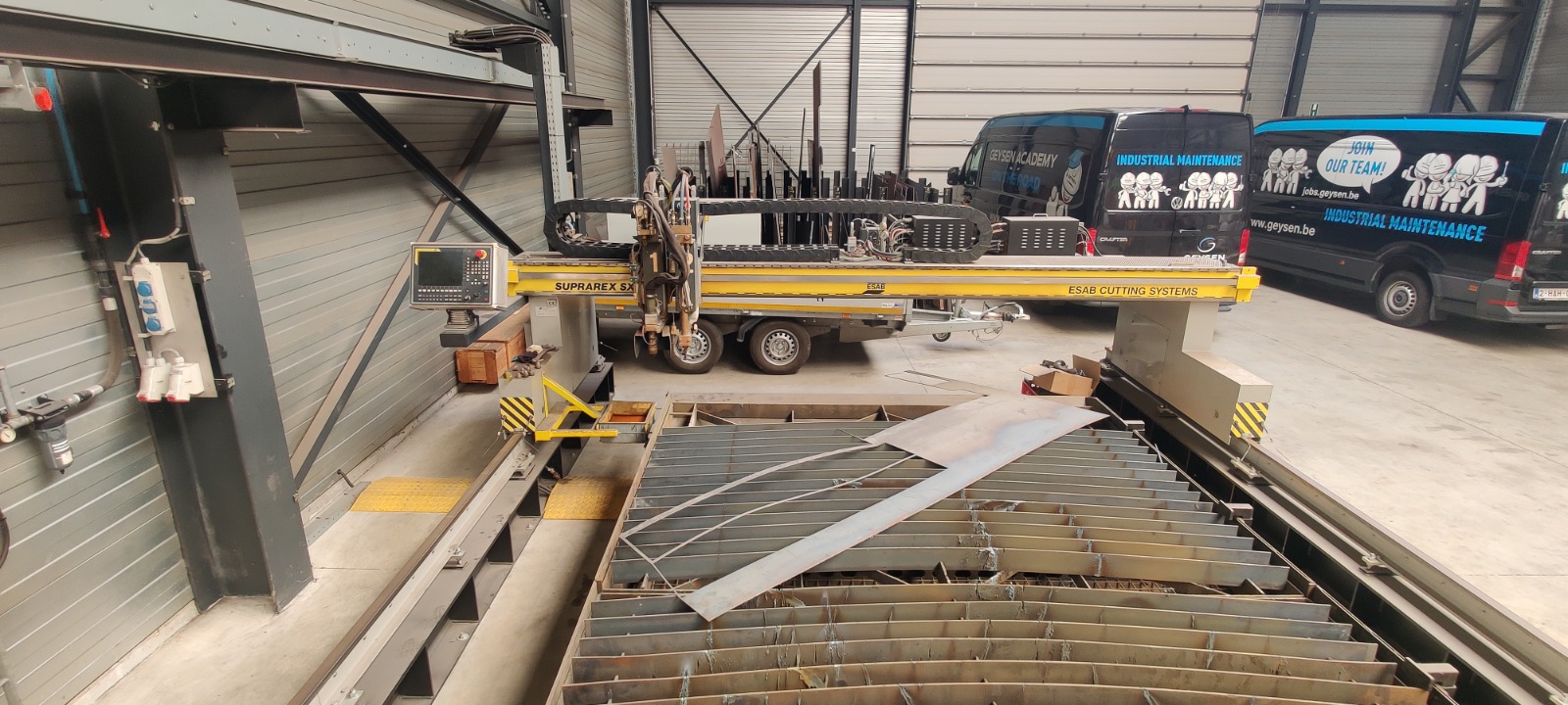 esab supraflex sxe p1, 6000x2500mm